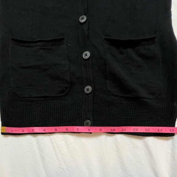 Madewell Oversized Cardigan in Black, size XXS - GUC - Picture 10 of 14